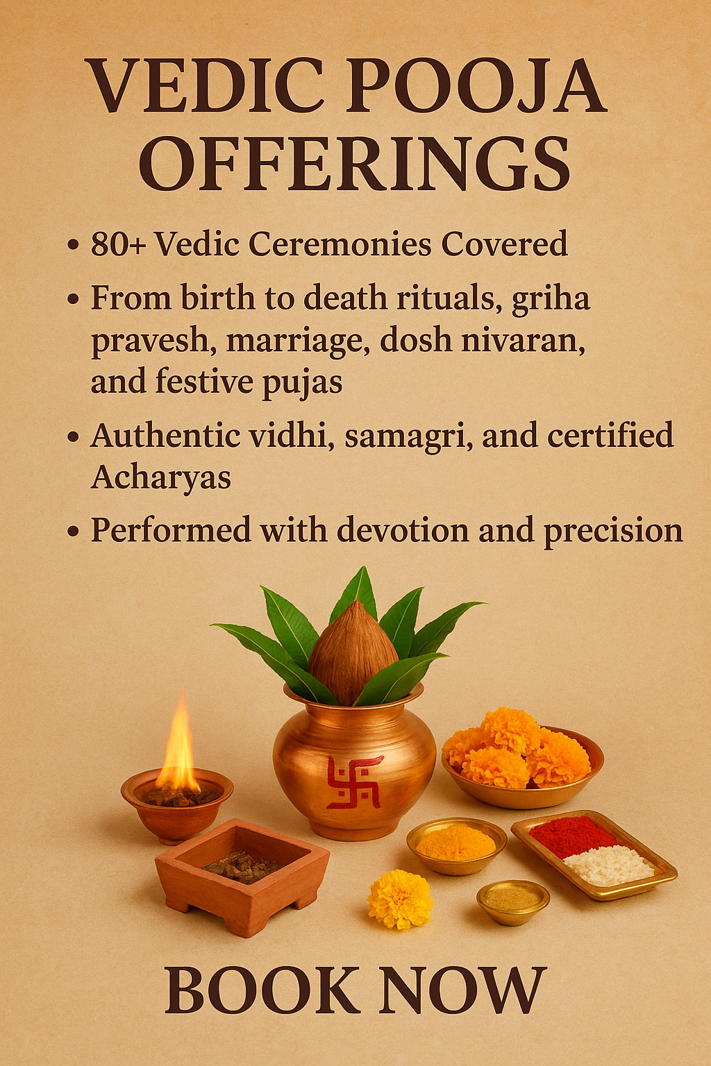 VEDIC POOJA OFFERINGS
